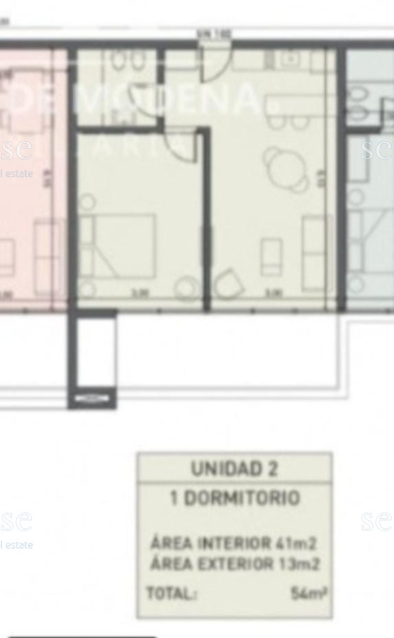 Apartamento Ref.1171 - GENOVA Apartamento de 1 dormitorios Punta del Este 