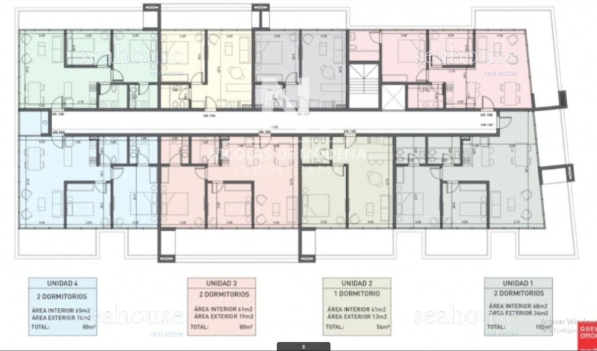 Apartamento Ref.1171 - GENOVA Apartamento de 1 dormitorios Punta del Este 