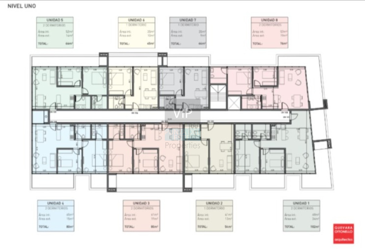 Apartamento ID.2686 - Venta apartamento un dormitorio punta del este edificio GENOVA
