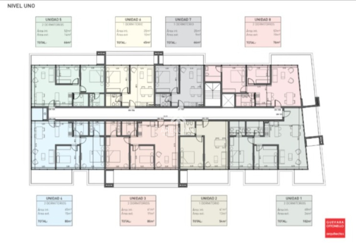 Apartamento ID.5287 - Venta apartamento 1 dormitorio punta del este edificio GENOVE