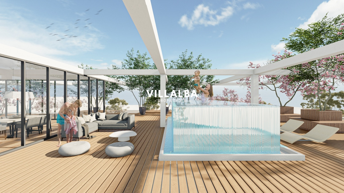 Apartamento ID.4044 - Venta apartamento un dormitorio Punta Del Este playa Mansa parrillero propio edificio Genova