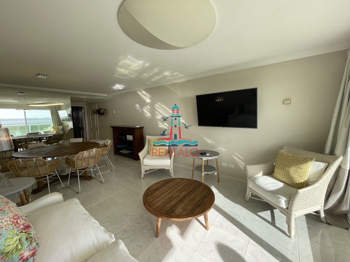 Apartamento ID.197 - Apartamento en venta 3 dormitorios en Punta del Este primera linea mansa 