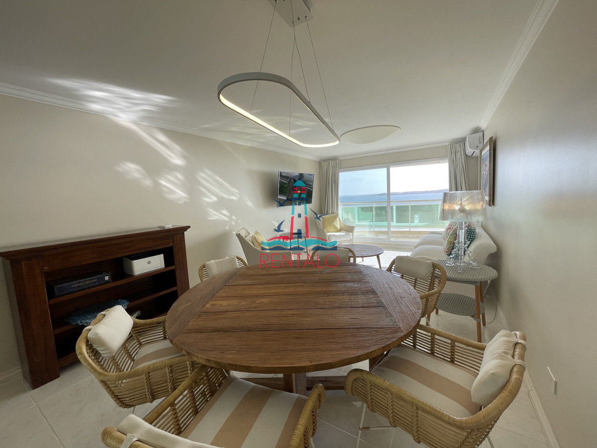 Apartamento ID.197 - Apartamento en venta 3 dormitorios en Punta del Este primera linea mansa 