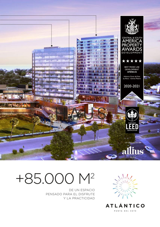 Apartamento ID.106 - MONOAMBIENTE EN VENTA PUNTA DEL ESTE LISTO PARA VIVIR O RENTAR
