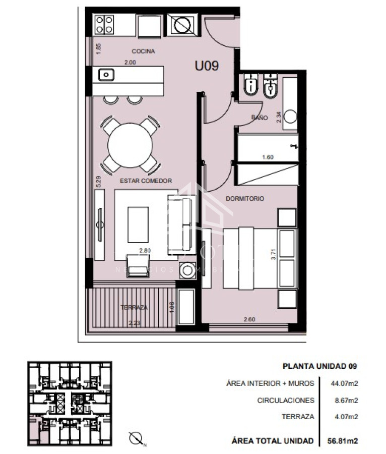 Apartamento ID.26828 - Apartamento de 1 dormitorio en venta, Punta del Este
