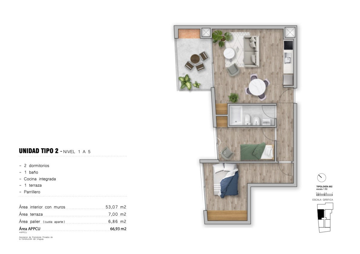 Apartamento ID.27317 - Proyecto En Pozo Apartamento en venta 2 dormitorios en Punta del Este