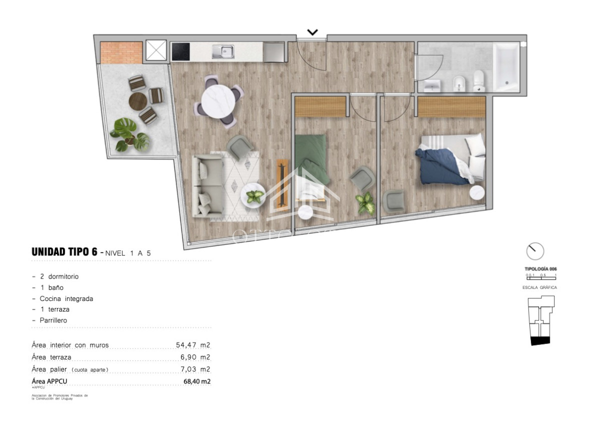 Apartamento ID.27333 - Proyecto En Pozo Apartamento en venta 2 dormitorios en Punta del Este