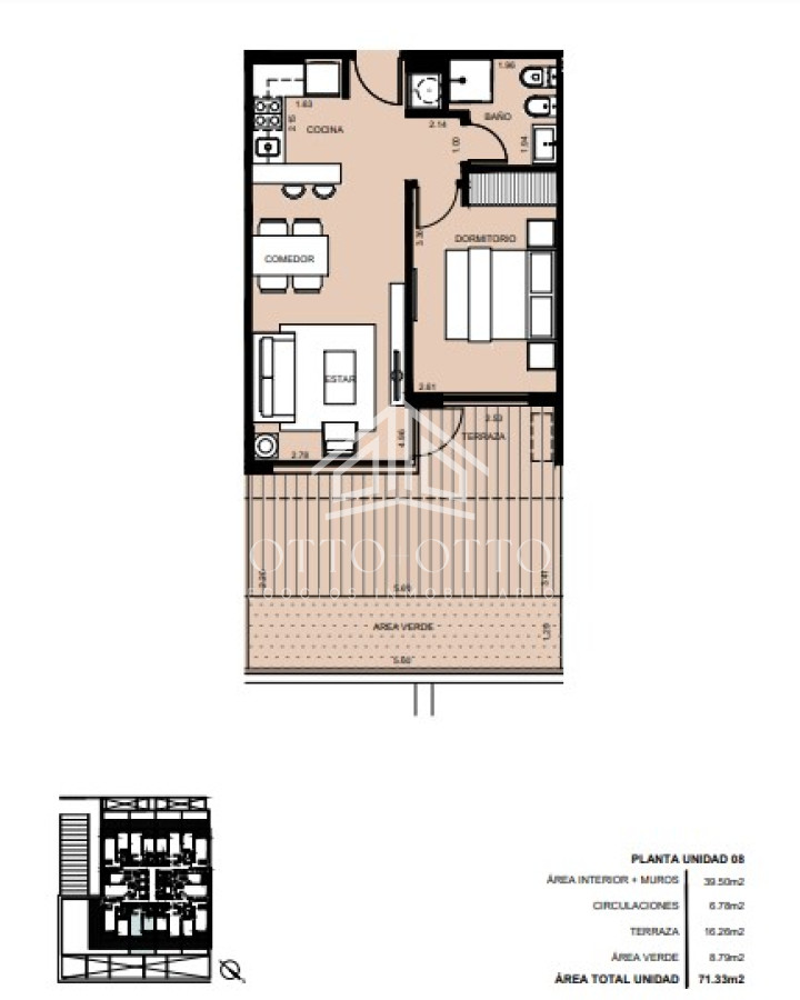 Apartamento ID.26901 - Apartamento de 1 dormitorio en venta, Punta del Este