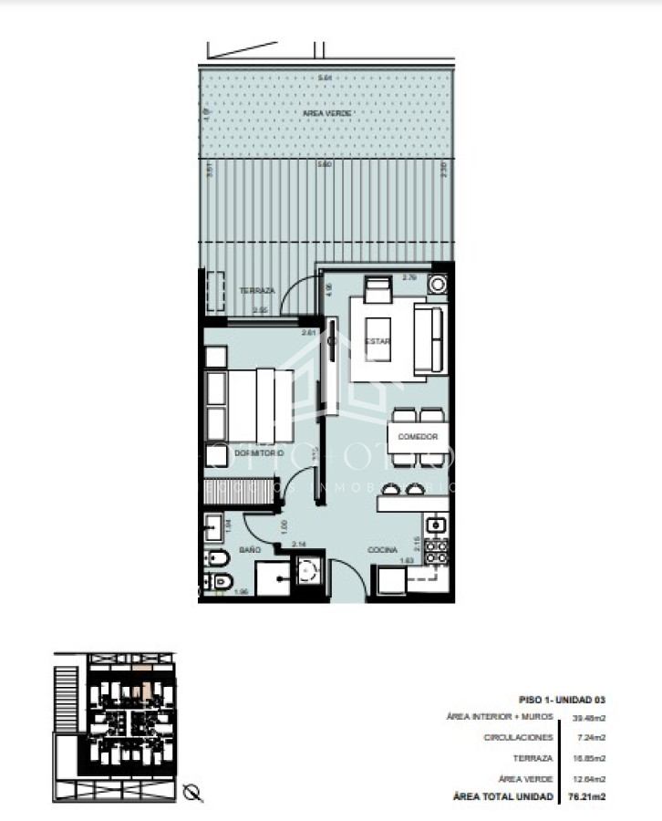 Apartamento ID.26896 - Apartamento de 1 dormitorio en venta, Punta del Este