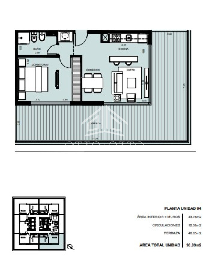 Apartamento ID.26878 - Apartamento de 1 dormitorio en venta, Punta del Este