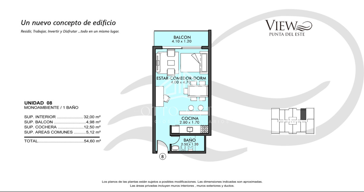 Apartamento ID.4829 - Apartamento en venta Punta Del Este monoambiente