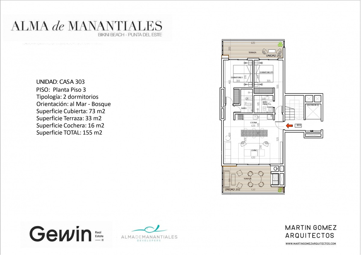 Apartamento ID.25338 - Apartamento de 2 dormitorios en Manantiales, Punta del Este!