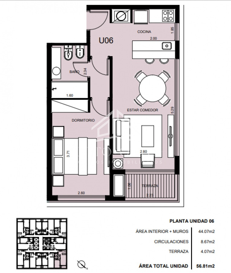 Apartamento ID.26825 - Apartamento de 1 dormitorio en venta, Punta del Este