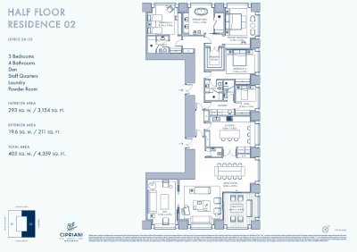 Venta apartamento tres dormitorios Punta del Este playa Brava edificio Cipriani