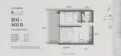 Venta apartamento un dormitorio punta del este playa mansa proyecto en pozo