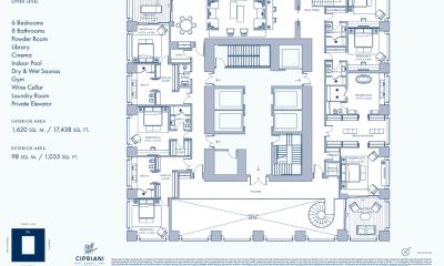 Venta Penthouse apartamento seis dormitorios Punta del este playa Brava edificio Cipriani