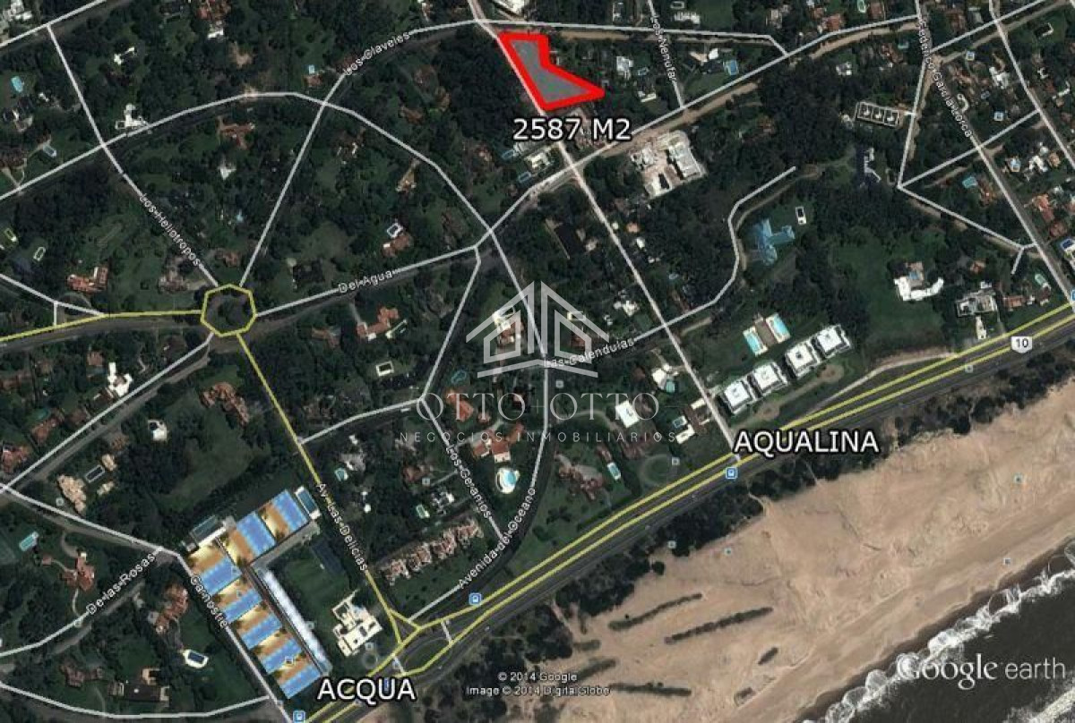 Terreno ID.798 - Terreno en venta con proyecto para edificio  en  Rincón Del Indio 