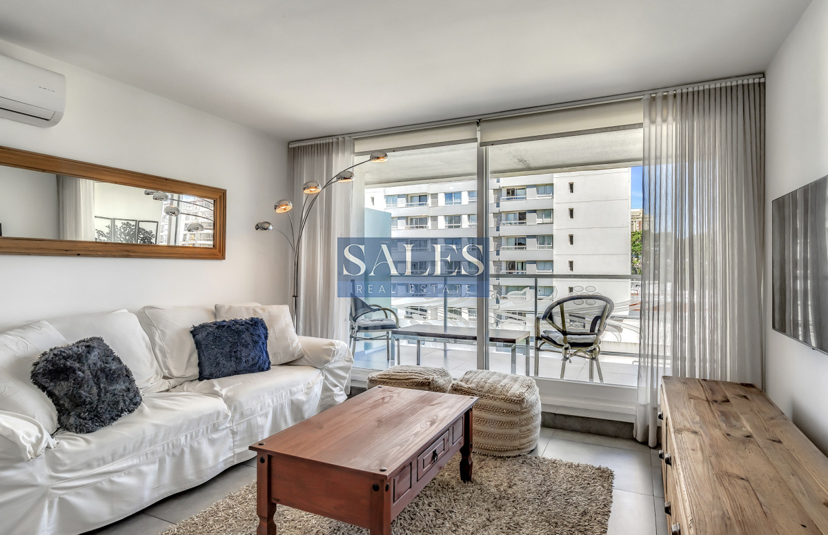 Apartamento ID.1350 - Alquiler apto 1 dormitorio y medio en torre de categoría