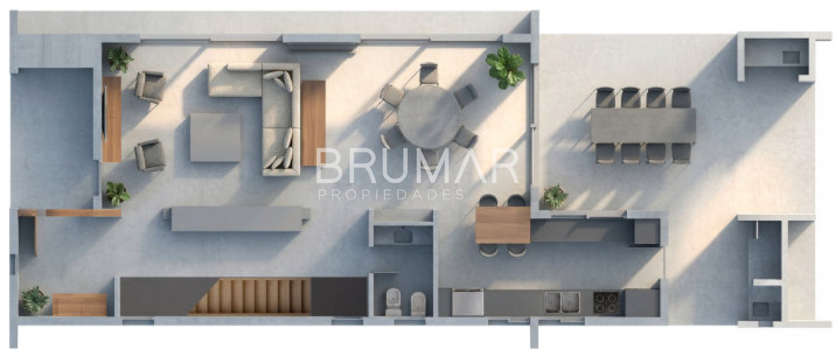 Casa ID.960 - Alquiler anual 3 dormitorios sin muebles 