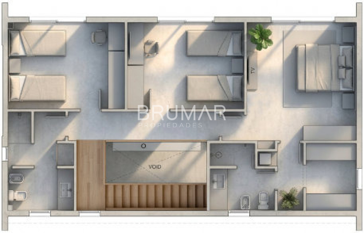 Casa ID.960 - Alquiler anual 3 dormitorios sin muebles 