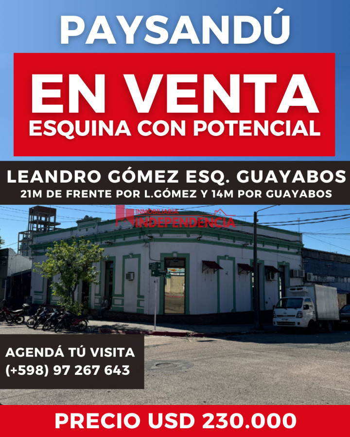 Casa ID.189 - En Venta propiedad con espacio versatil en Esquina Estrategica