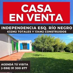 CASA EN VENTA CON 632 M2 TOTALES GRAN POTENCIAL