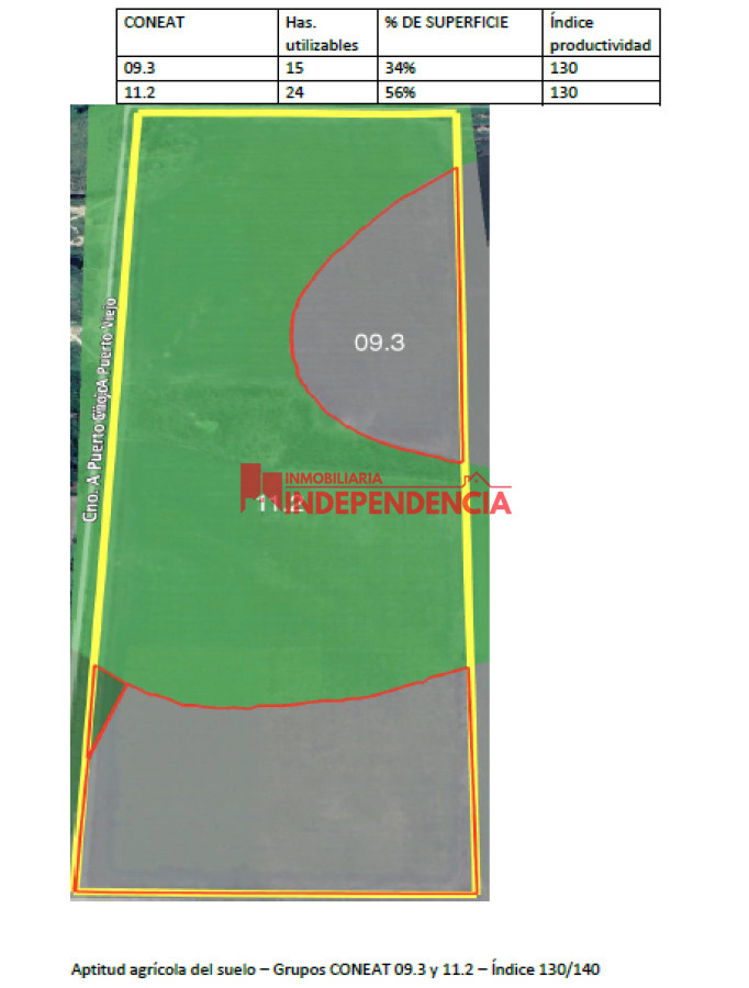 Chacra ID.210 - CHACRA DE MAS DE 44HA EN VENTA SAN JAVIER