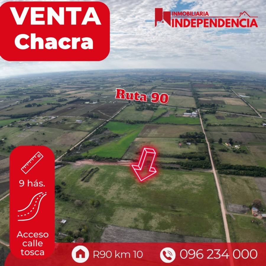 CHACRA 9HÁS- MUY LINDA R90 KM10