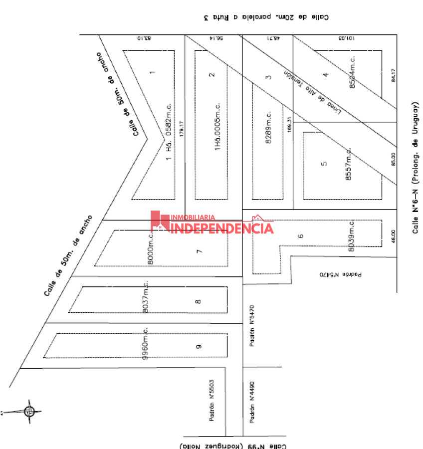 Terreno ID.169 - TERRENOS DE 1 HA EN VENTA CONTADO Y FINANCIADO