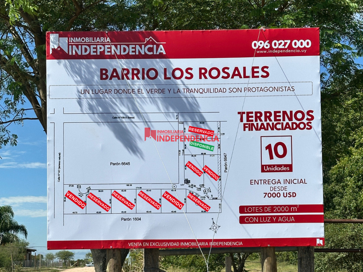 Terreno ID.284 - Última unidad disponible de 2000m2 en Barrio 
