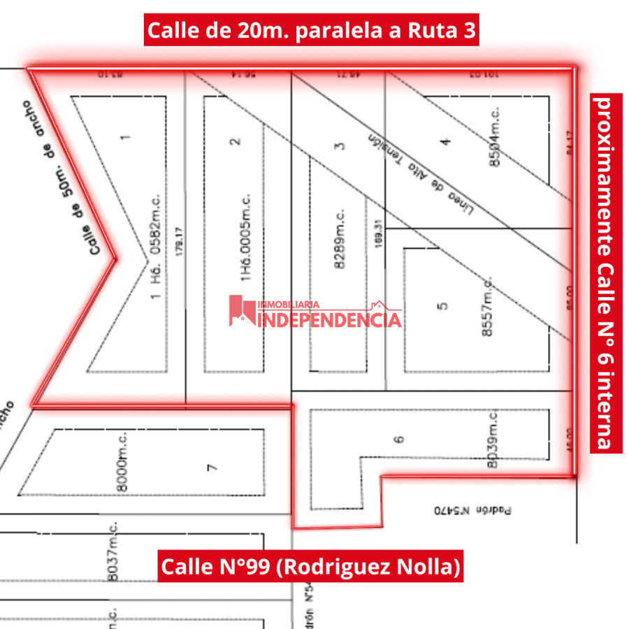 Terreno ID.169 - TERRENOS DE 1 HA EN VENTA CONTADO Y FINANCIADO