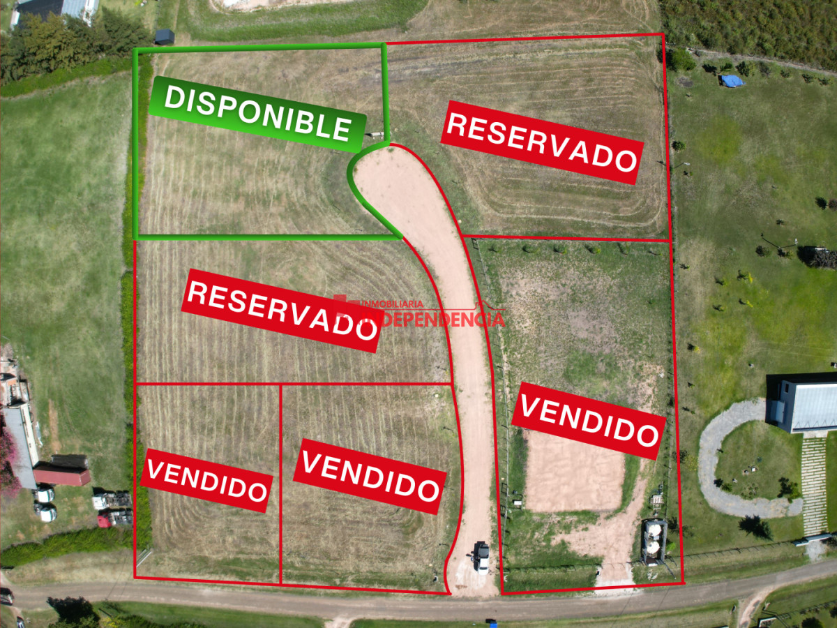 Terreno ID.298 - Último Terreno de 1502 m2 sobre Ruta 3