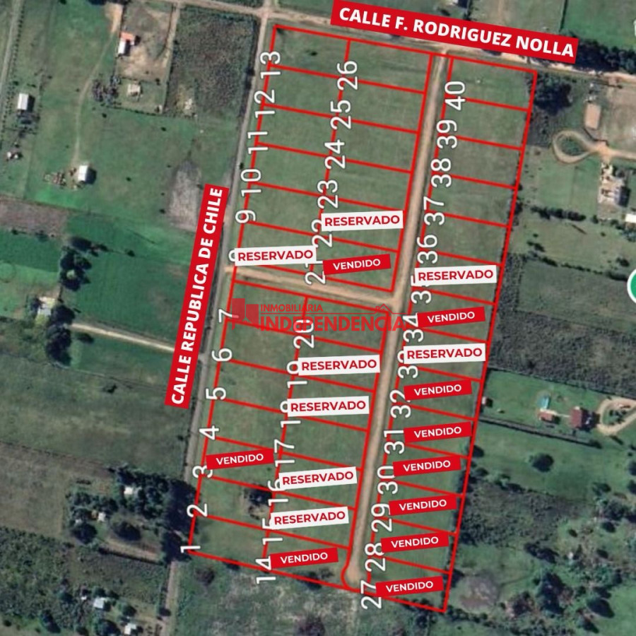 Terreno ID.171 - Barrio Lomas del Este Terrenos financiados con disponibilidad de servicios