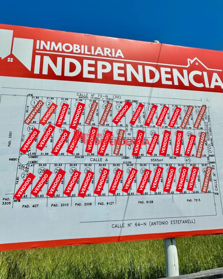 Terreno ID.171 - Barrio Lomas del Este Terrenos financiados con disponibilidad de servicios