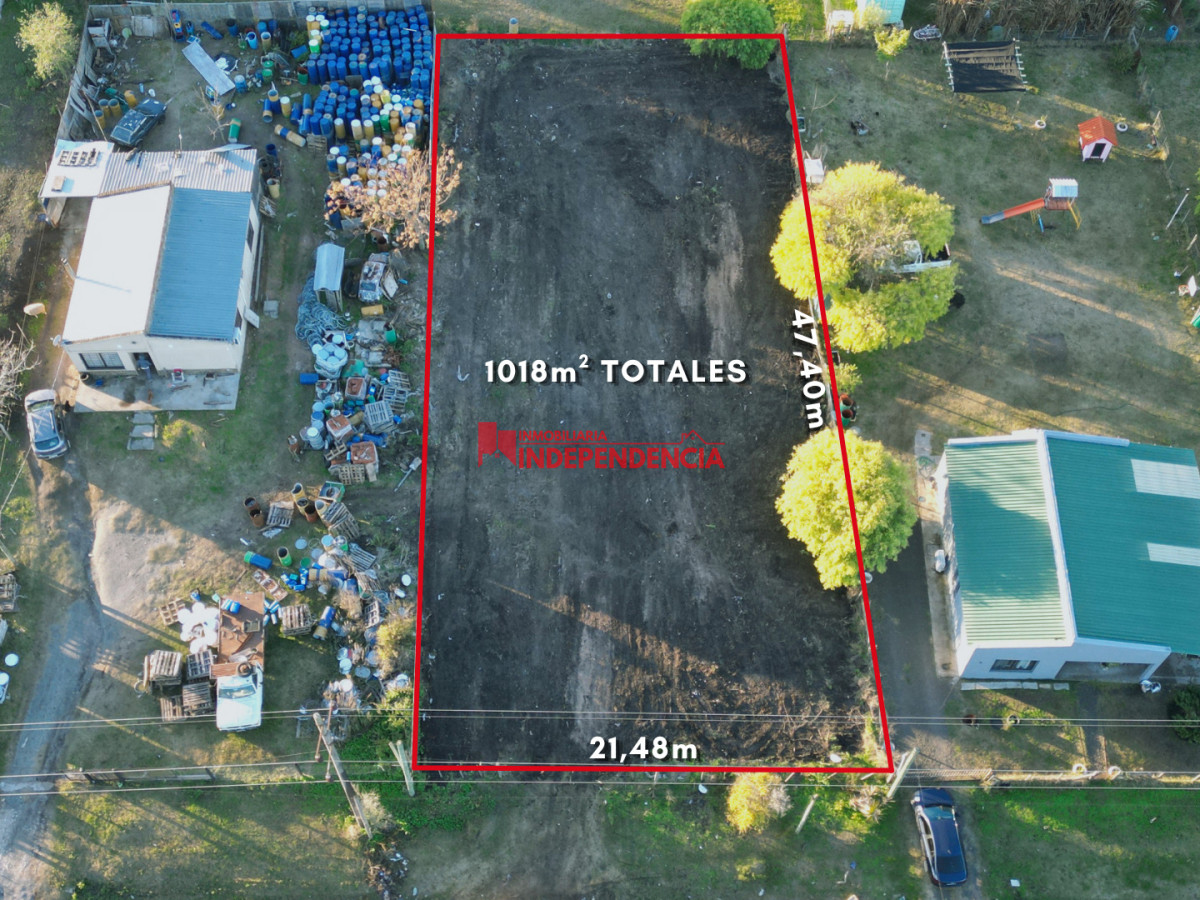 Terreno ID.327 - Terreno nivelado de 1018 m2 en venta