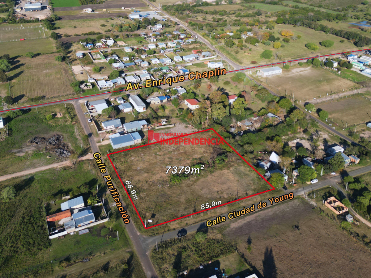 Terreno ID.319 - Terreno en Esquina de 7.379m2 en Venta