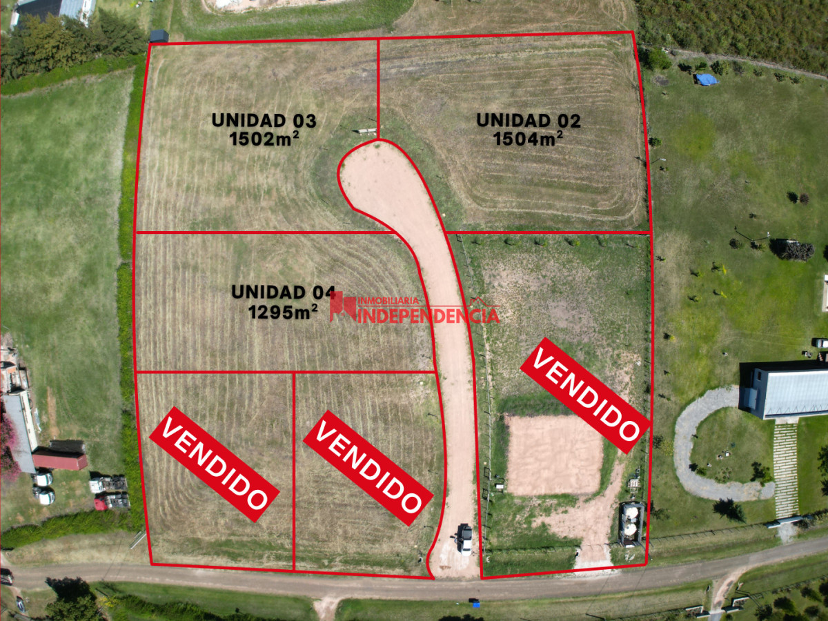 Terreno ID.298 - Terrenos de 1500 m2 sobre Ruta 3