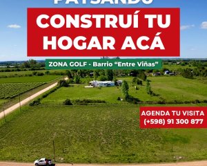 Terreno en Zona Golf 1650m2