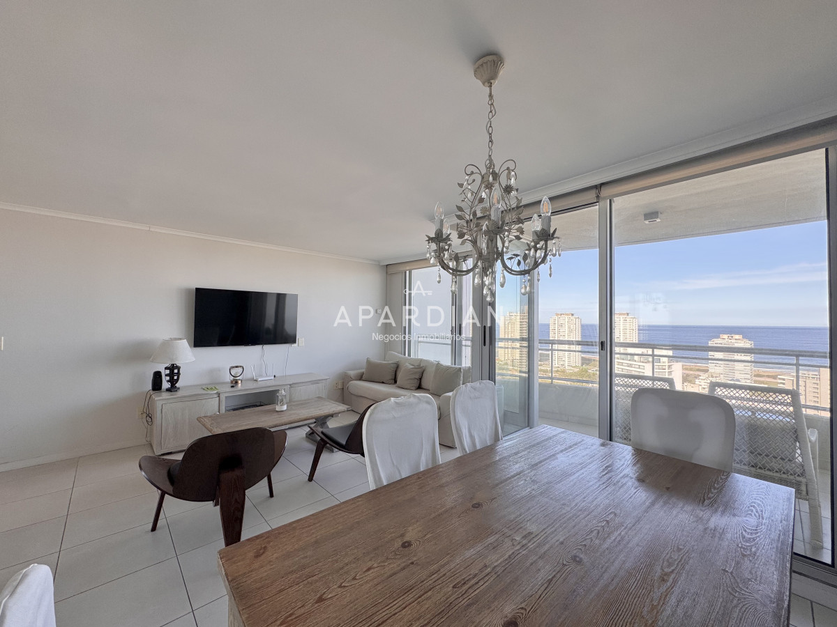 Apartamento ID.21099174 - Apartamento en venta 2 dormitorios Aidy Grill Punta del Este Ocean Drive piso alto vista al mar