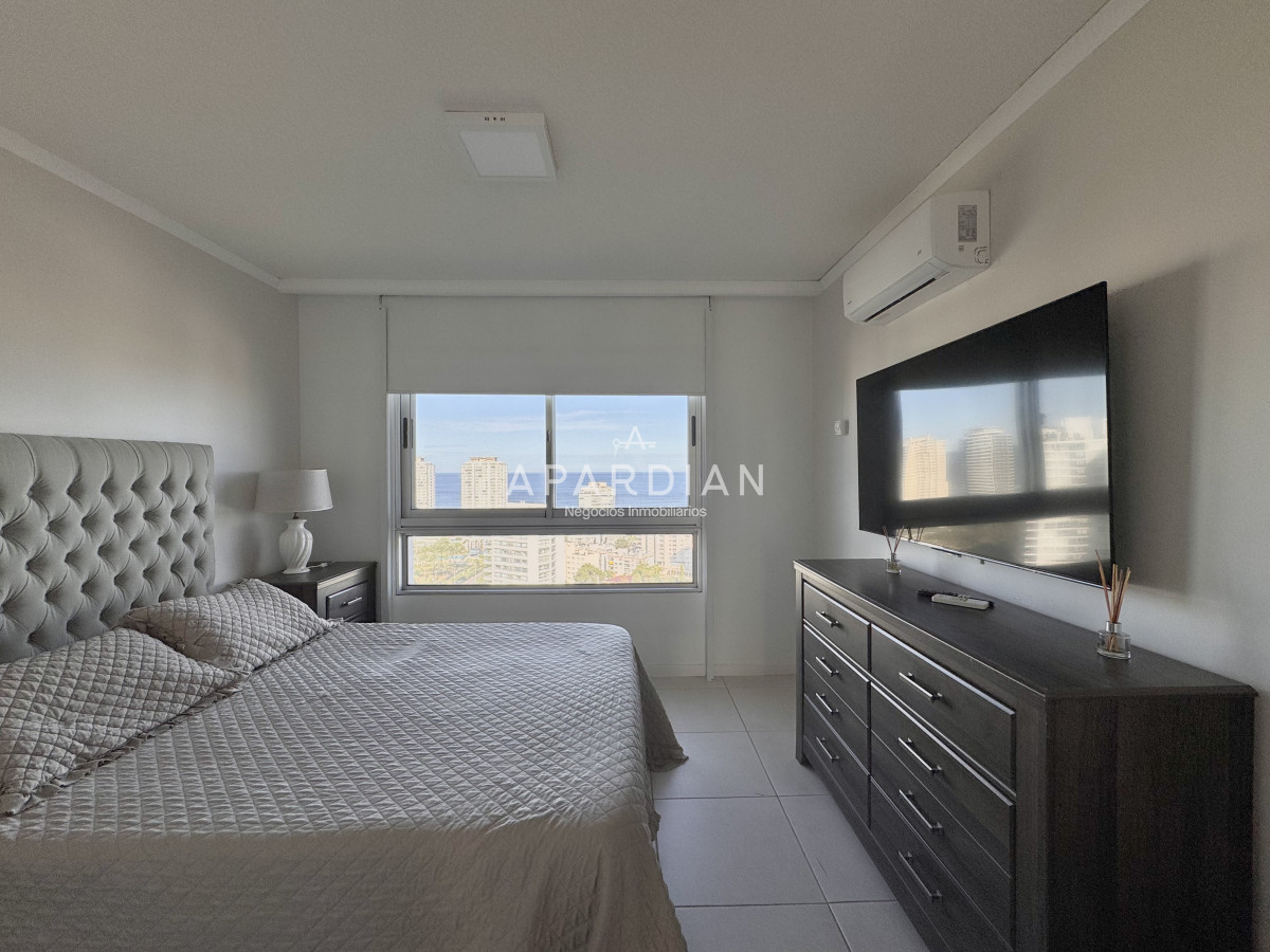 Apartamento ID.21099174 - Apartamento en venta 2 dormitorios Aidy Grill Punta del Este Ocean Drive piso alto vista al mar
