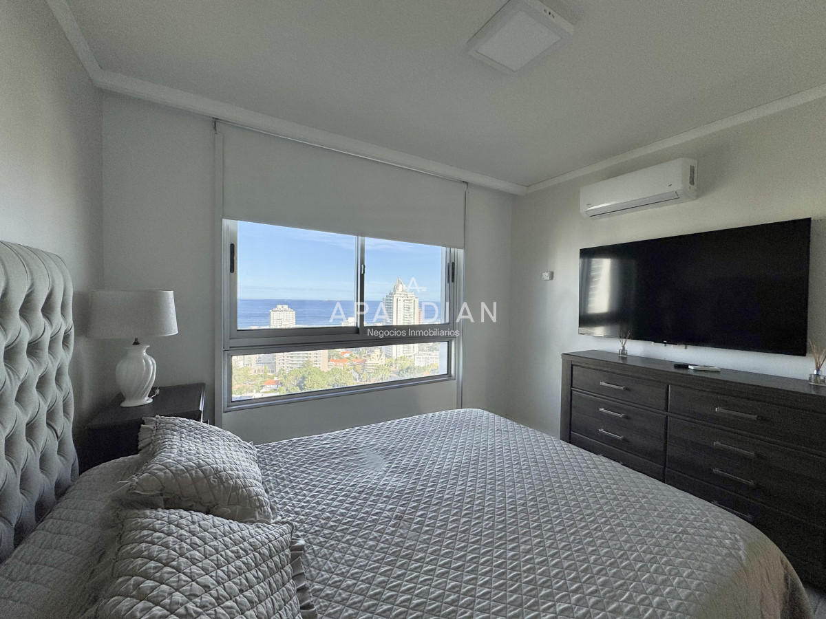 Apartamento ID.21099174 - Apartamento en venta 2 dormitorios Aidy Grill Punta del Este Ocean Drive piso alto vista al mar