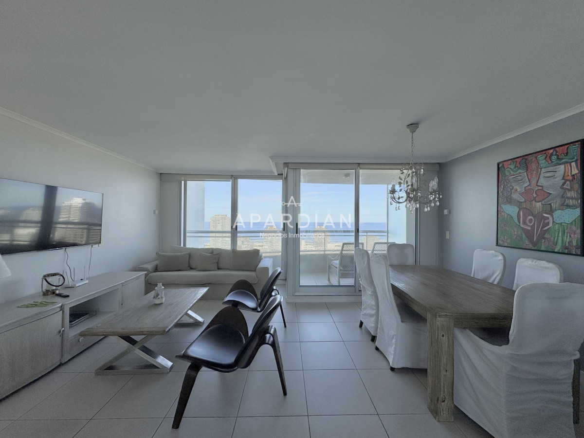 Apartamento ID.21099174 - Apartamento en venta 2 dormitorios Aidy Grill Punta del Este Ocean Drive piso alto vista al mar