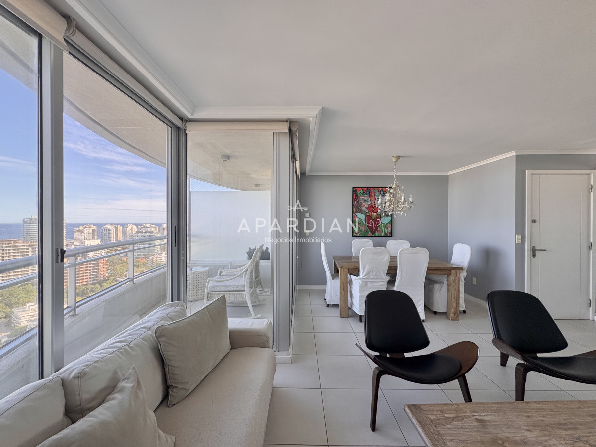 Apartamento ID.21099174 - Apartamento en venta 2 dormitorios Aidy Grill Punta del Este Ocean Drive piso alto vista al mar