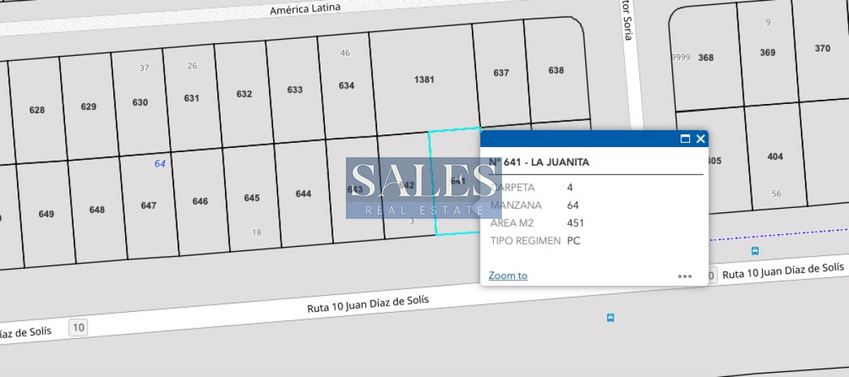 Terreno ID.691 - Terreno en venta en La Juanita José Ignacio