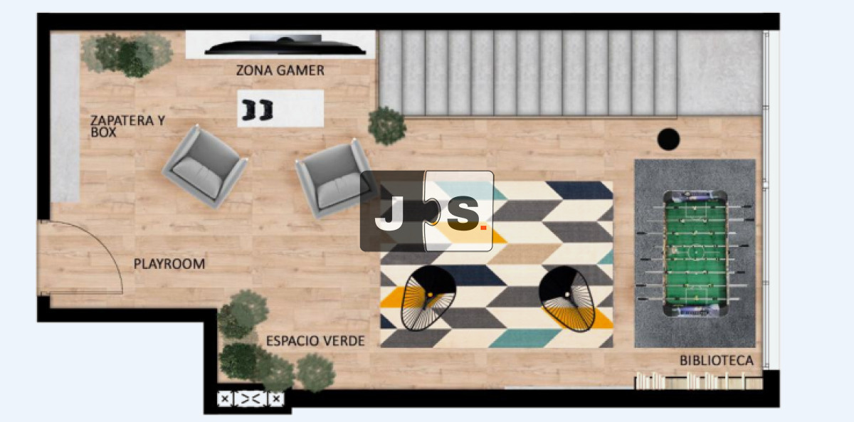 Apartamento ID.3474 - Venta monoambiente a estrenar Cordón.