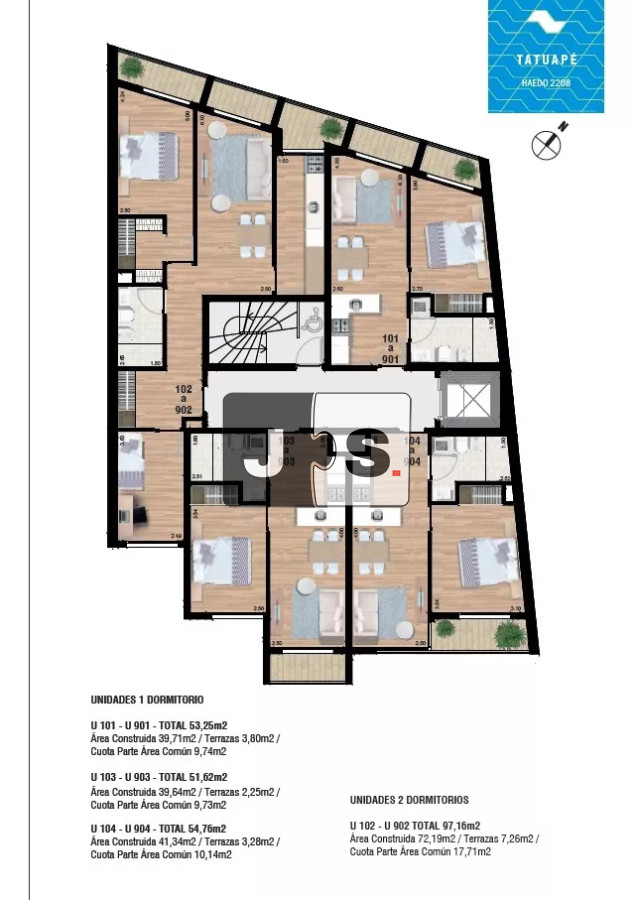 Apartamento ID.2792 - Vendo apartamento a estrenar ideal inversores Tres Cruces