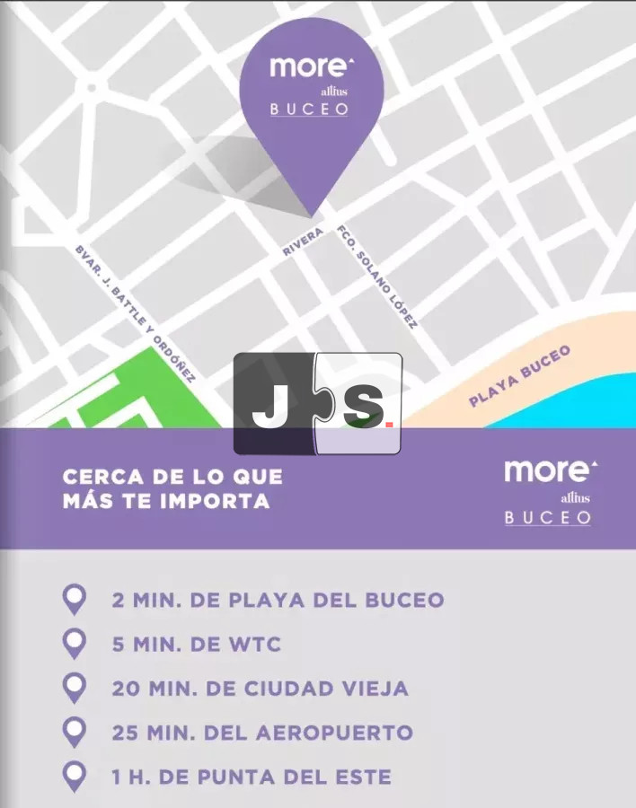Apartamento ID.2868 - Vendo Apartamento a Estrenar, 2 Dormitorios, 2 Baños, Barrio Buceo