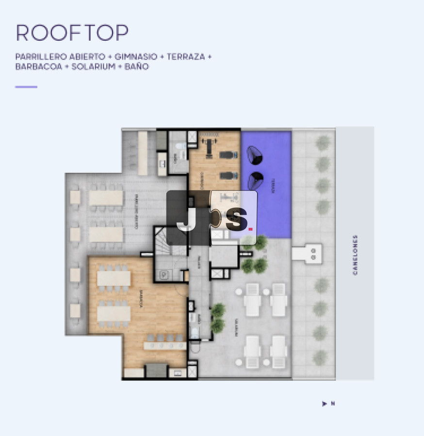Apartamento ID.3474 - Venta monoambiente a estrenar Cordón.