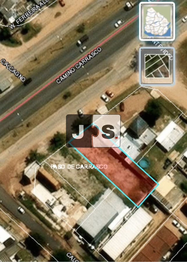 Terreno ID.1836 - Venta y alquiler terreno 696 m2 Paso Carrasco C. de la Costa