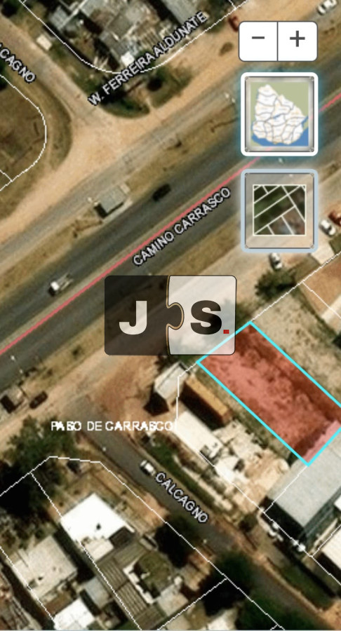 Terreno ID.1835 - Venta y alquiler terreno 514 m2 Paso Carrasco C. de la Costa